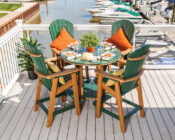 Great Bay 42 Round Bar Table Set.