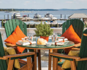 Great Bay 42 Round Bar Table Set.