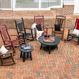 High Tide Rockers & SeaAira Conversation Table & Bistro Table.