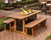 Mission 33x60 Table Set.