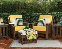 Mission Chair Chat Set.