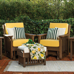 Mission Chair Chat Set.