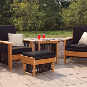 Mission Chair Chat Set.