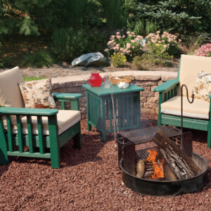 Mission Chair Chat Set.