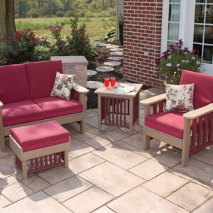 Mission Loveseat & Chair.