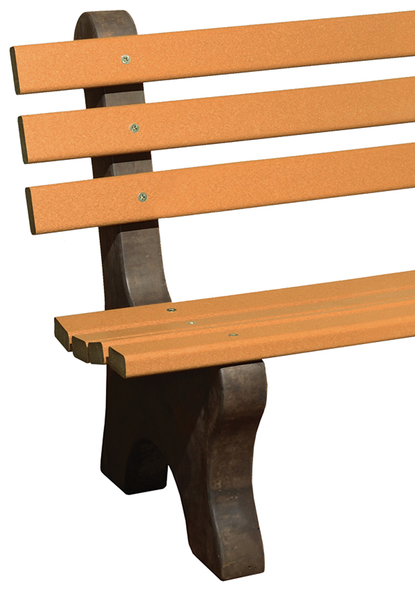 Park Benches, Espresso Legs.