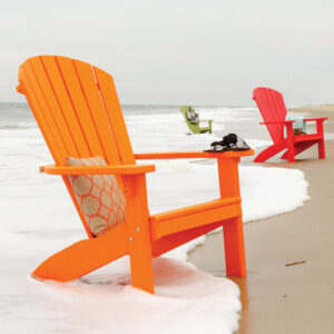 SeaAira Adirondack Chair, Orange.