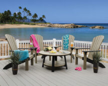 SeaAira Adirondack Chairs w_ Conversation Table.