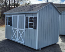 8x12 Painted Cape Cod Shed.