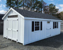 12x24 Painted Cape Cod Shed.