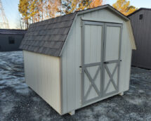 8x8 Painted Mini Barn Shed.