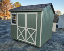 8x8 Painted A-Frame Shed.