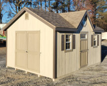 12x16 Deluxe Painted Cape Cod Shed.