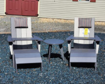Nordic Adirondack Chair Chat Set.