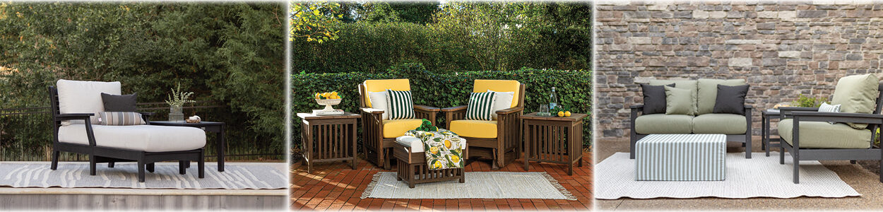 Banner Slider Deep Seating Classic Terrace, Mission, Camden.