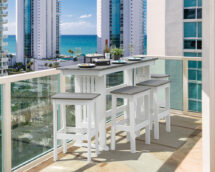 Belmar Angled Bar Table Set.