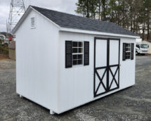 8x14 Painted Cape Cod Shed.