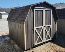 8x8 Painted Mini Barn Shed.