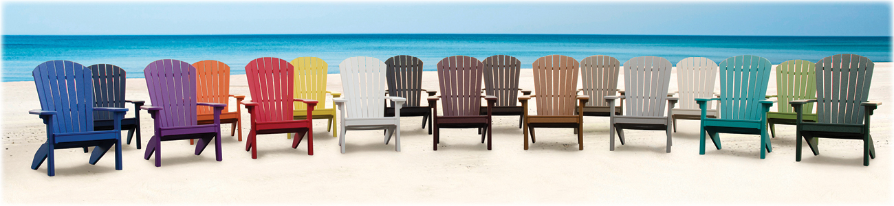Slider Banner SeaAira Adirondack Chairs.