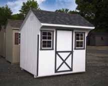 8x8 Painted Quaker Shed.