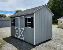 8x12 Painted Cape Cod Shed.