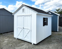 8x10 Painted Cape Cod Shed.