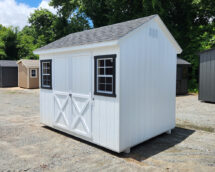 8x10 Painted Cape Cod Shed.