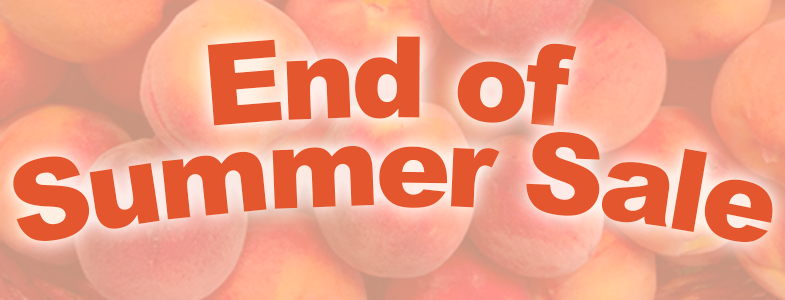 End of Summer Sale.