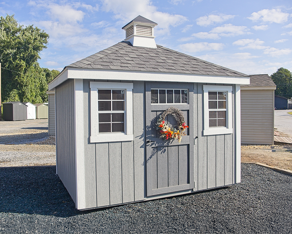 8x10 Deluxe Painted Provincial Shed.