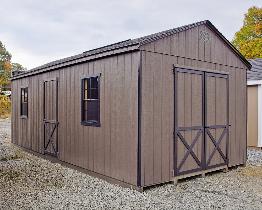 12x24 Painted A-Frame Shed.