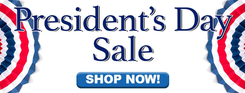 President's Day Sale.