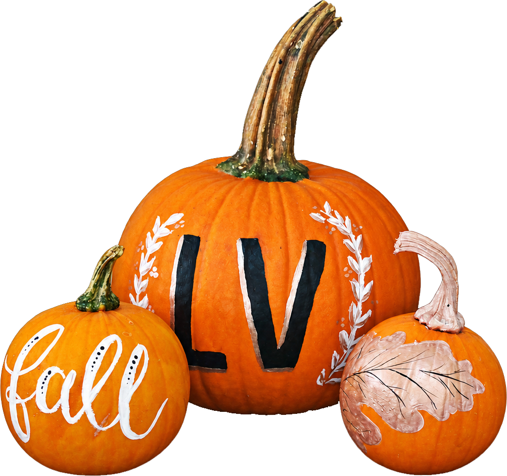 Painted pumpkin